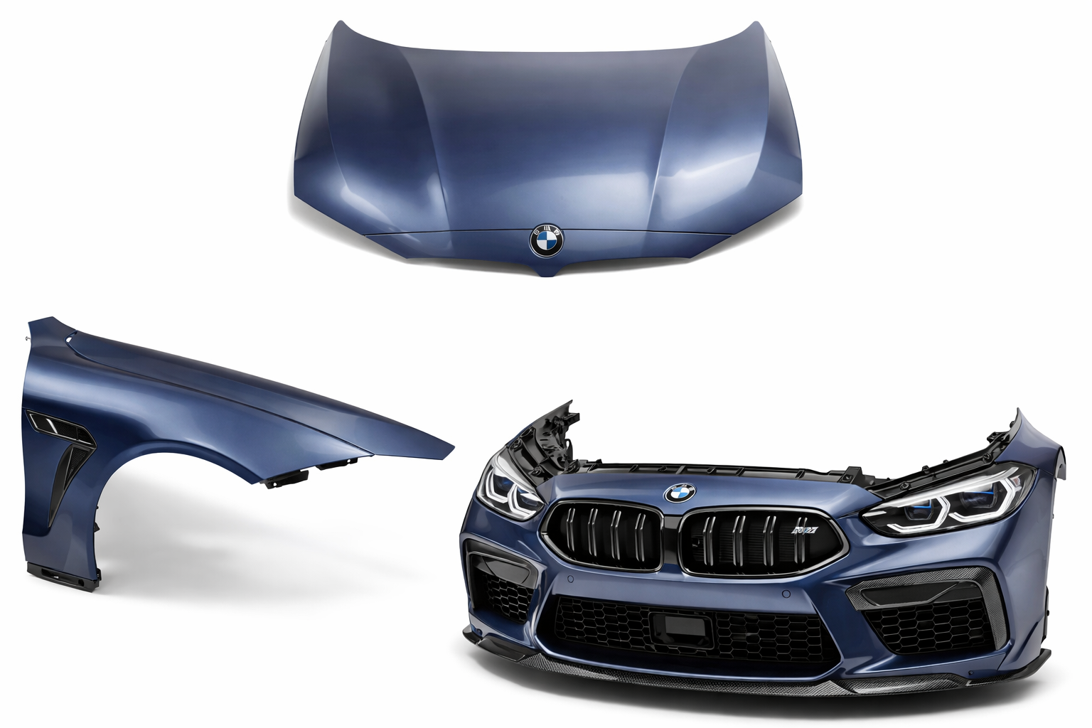 Bonnets, fenders and bumpers